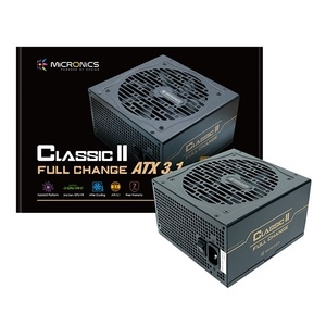 [마이크로닉스] Classic II 풀체인지 80PLUS BRONZE ATX3.1 230V EU 블랙 [600W]